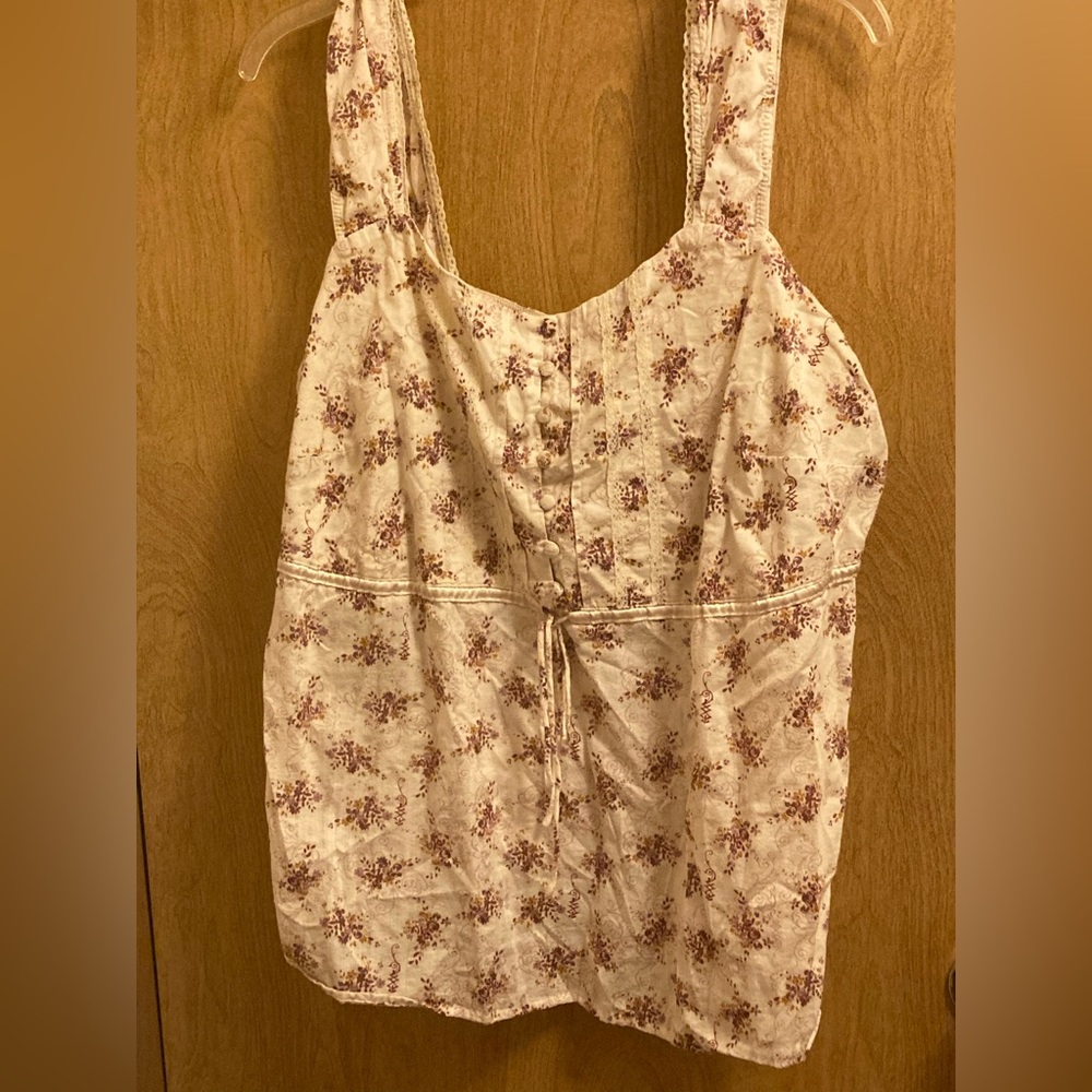 Lane Bryant linen sleeveless top